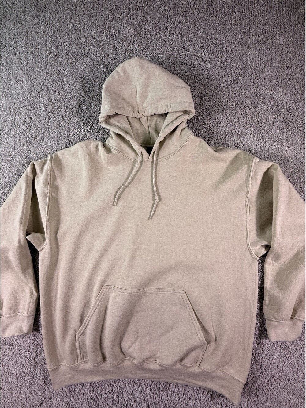Gildan Heavy Blend Hoodie Size XL Tan Beige NWOT